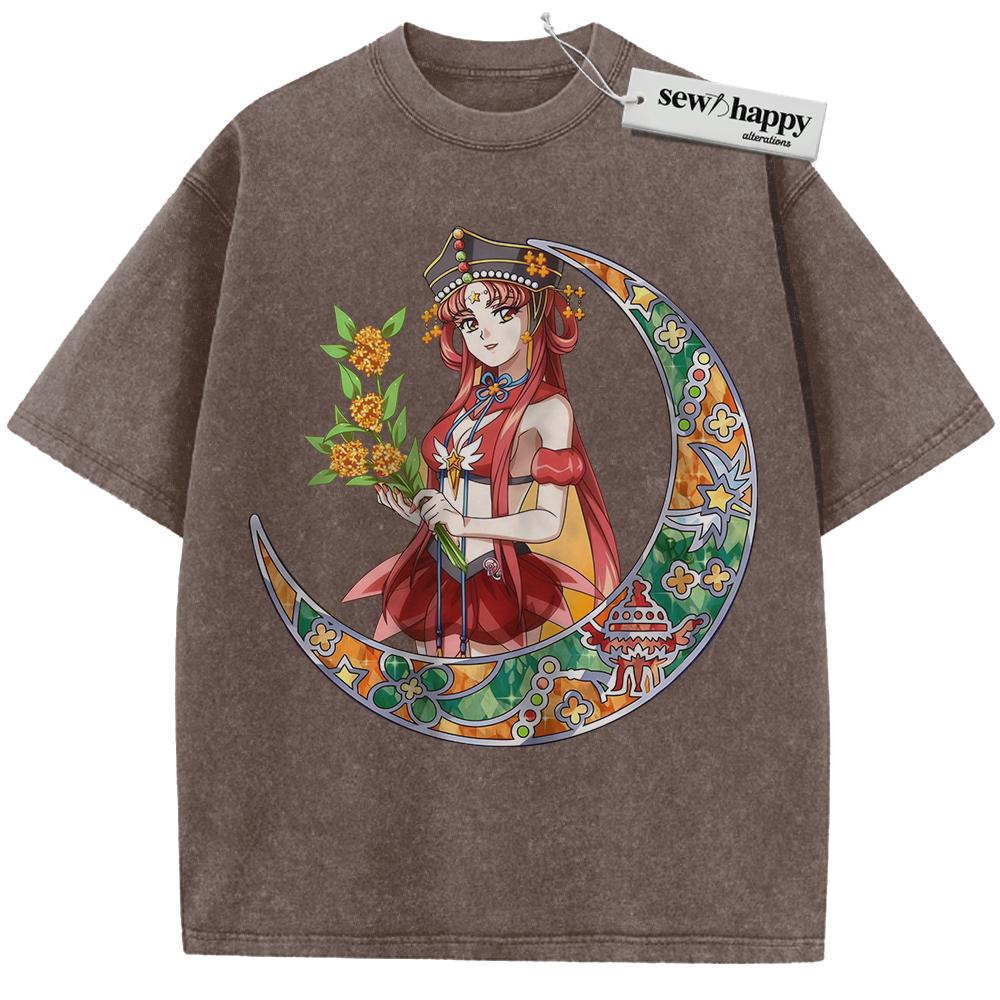Wash Tee Princess Kakyuu Shirt, Sailor Kakyuu Shirt, Sailor Moon Shirt, Anime Shirt, Vintage Tee