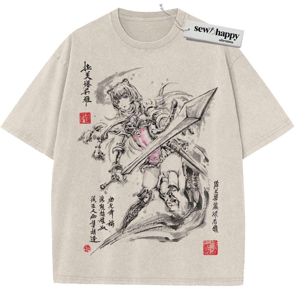 Wash Tee Raphtalia Shirt, The Rising of The Shield Hero Shirt, Anime Shirt, Vintage Tee Wash Tee Raphtalia Shirt, The Rising of The Shield Hero Shirt, Anime Shirt, Vintage Tee - Image 1