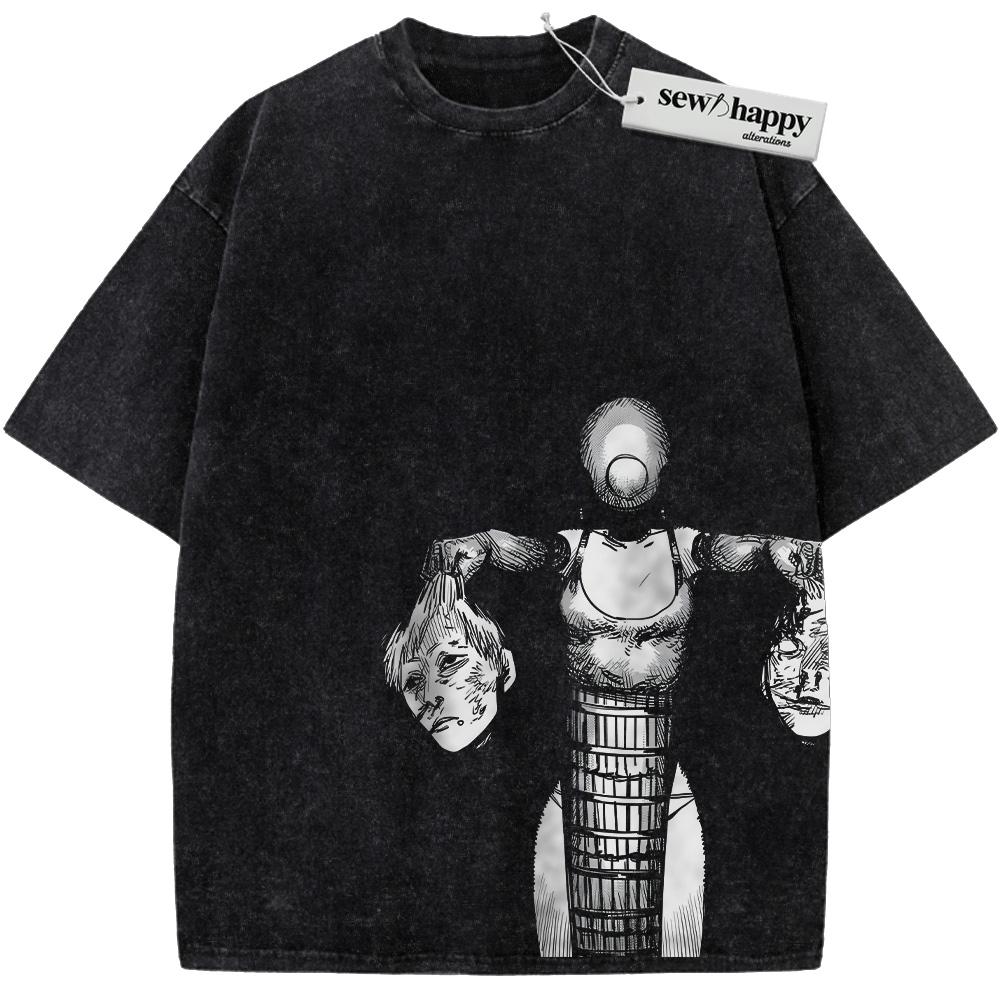 Wash Tee Reze Shirt, Bomb Girl Shirt, Bomb Devil Shirt, Chainsaw Man Shirt, Anime Shirt, Vintage T-Shirt