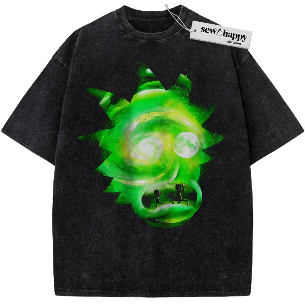 Wash Tee Rick and Morty Shirt, Animated Shirt, Vintage T-Shirt