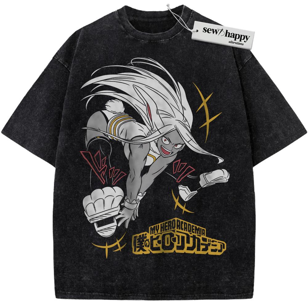 Wash Tee Rumi Usagiyama Shirt, Mirko Shirt, MHA Shirt, Anime Shirt, Vintage T-Shirt