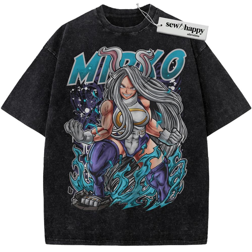 Wash Tee Rumi Usagiyama Shirt, Mirko Shirt, MHA Shirt, Anime Shirt, Vintage Tee