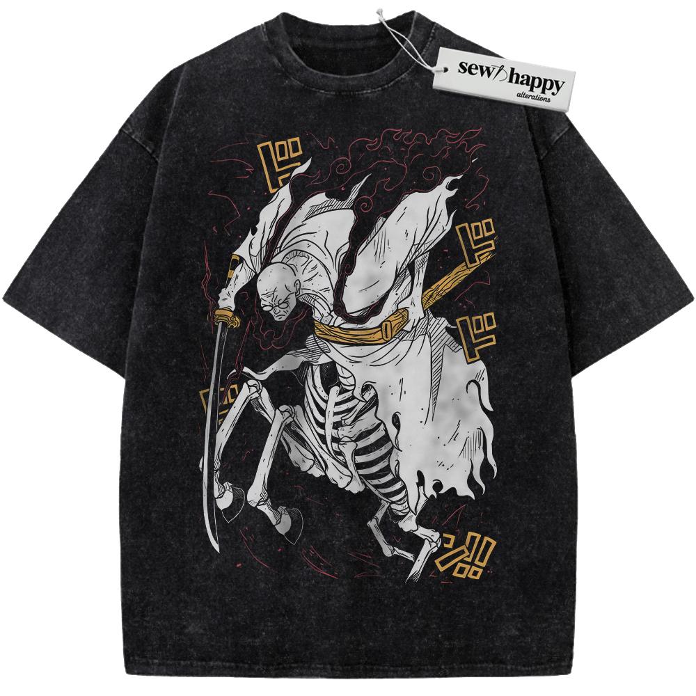 Wash Tee Saint Ethanbaron V. Nusjuro Shirt, One Piece Shirt, Anime Shirt, Vintage T-Shirt
