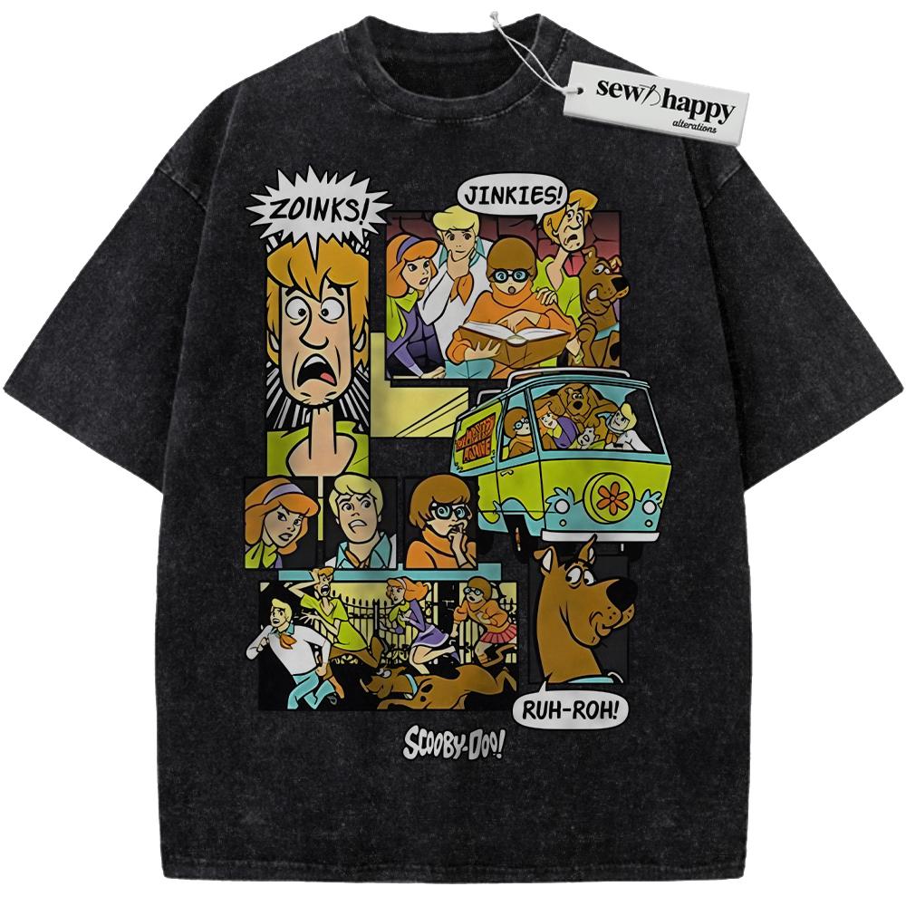 Wash Tee Scooby-Doo Shirt, Animated Shirt, Vintage T-Shirt