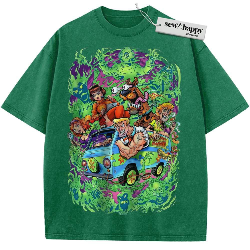 Wash Tee Scooby-Doo Shirt, Animated Shirt, Vintage Tee
