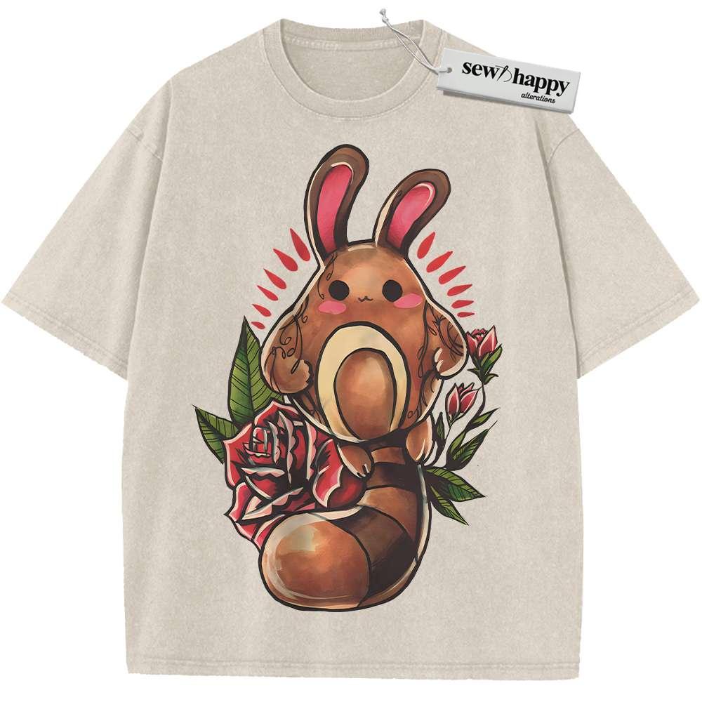 Wash Tee Sentret Shirt, Pokemon shirt, Anime Shirt, Vintage Tee