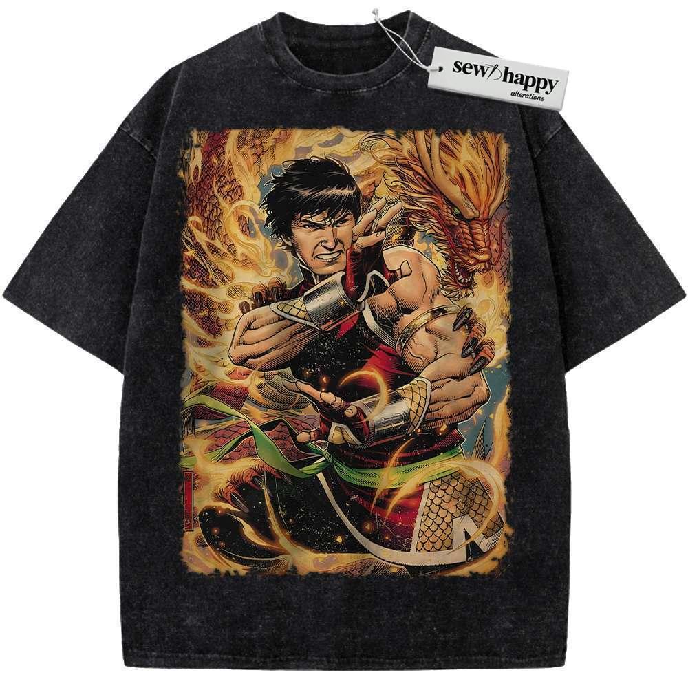 Wash Tee Shang-Chi Shirt, Marvel Comics Shirt, Vintage T-Shirt