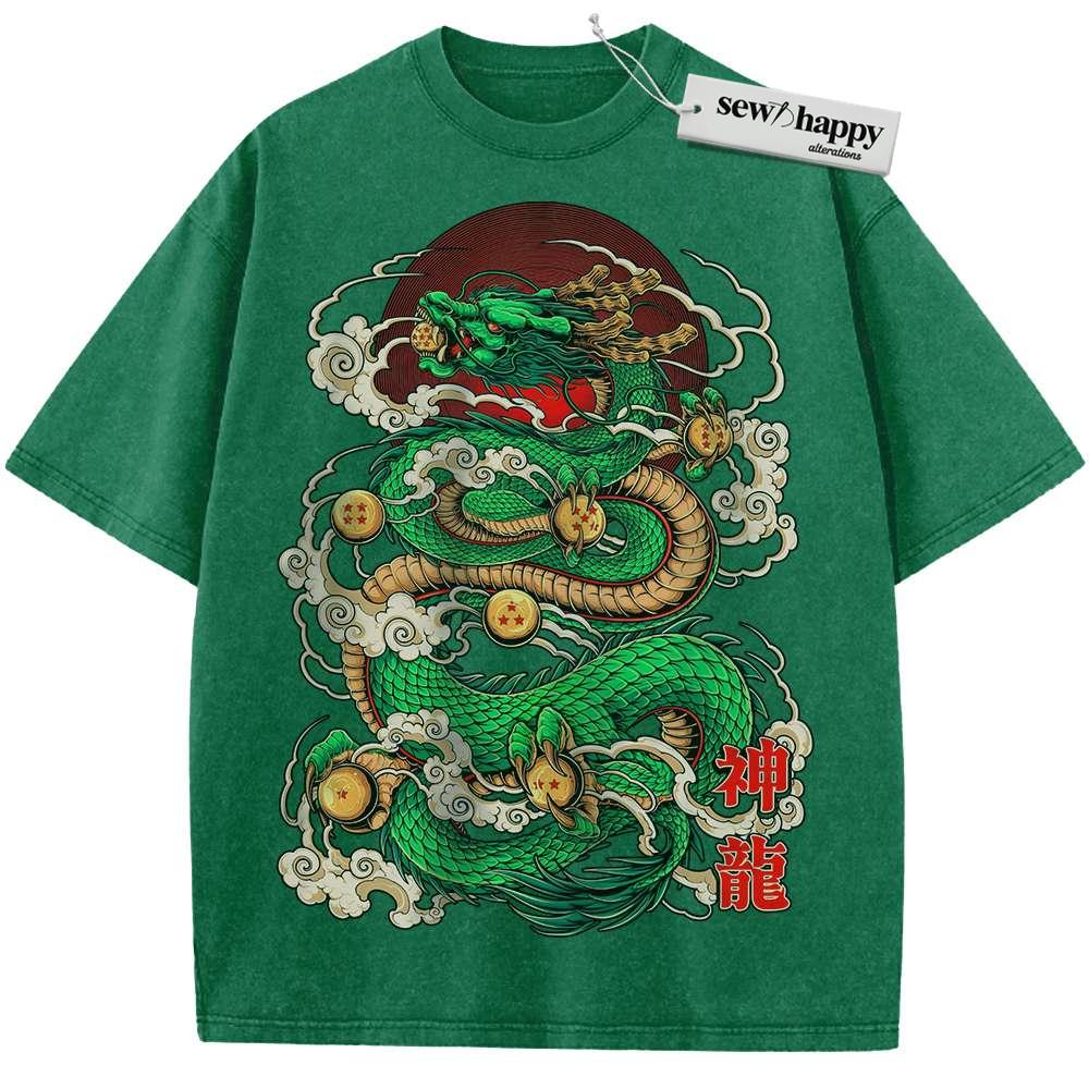 Wash Tee Shenron Shirt, Dragon Ball Shirt, DBZ Shirt, Anime Shirt, Vintage Tee