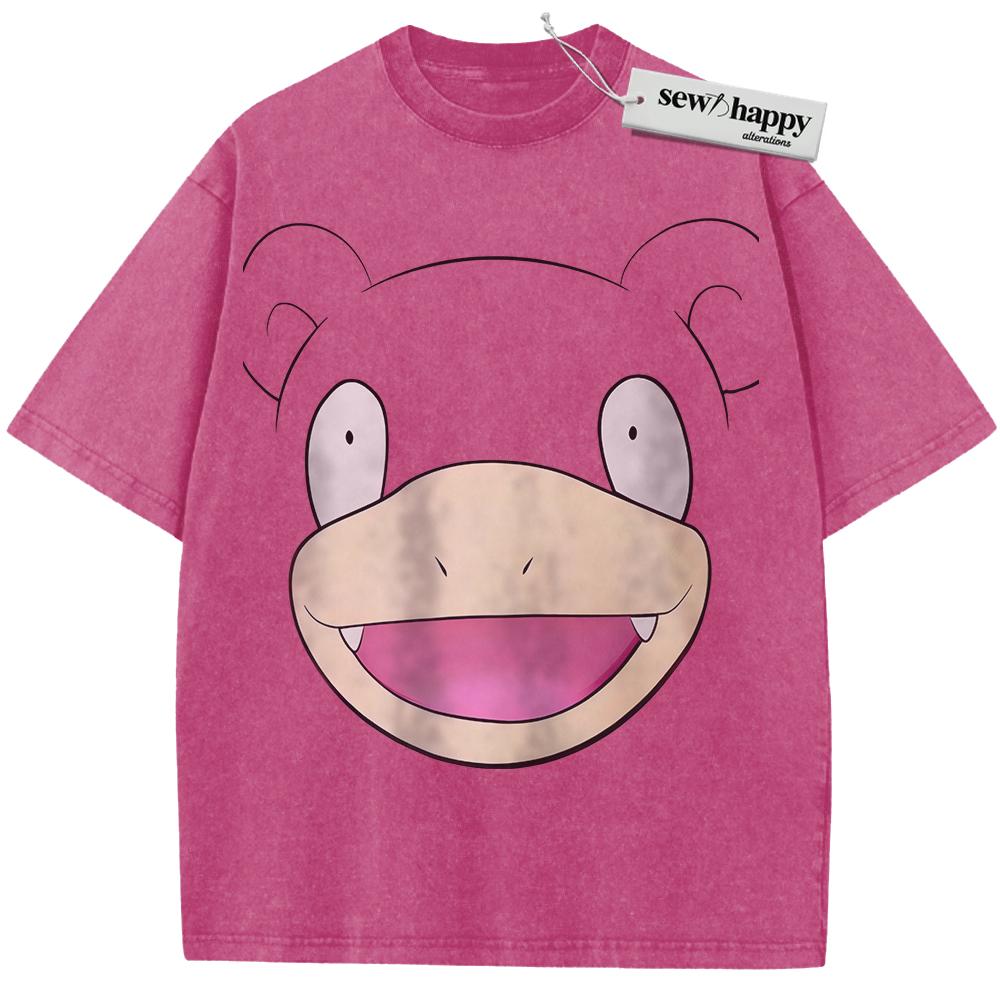 Wash Tee Slowpoke Shirt, Pokemon shirt, Anime Shirt, Vintage T-Shirt