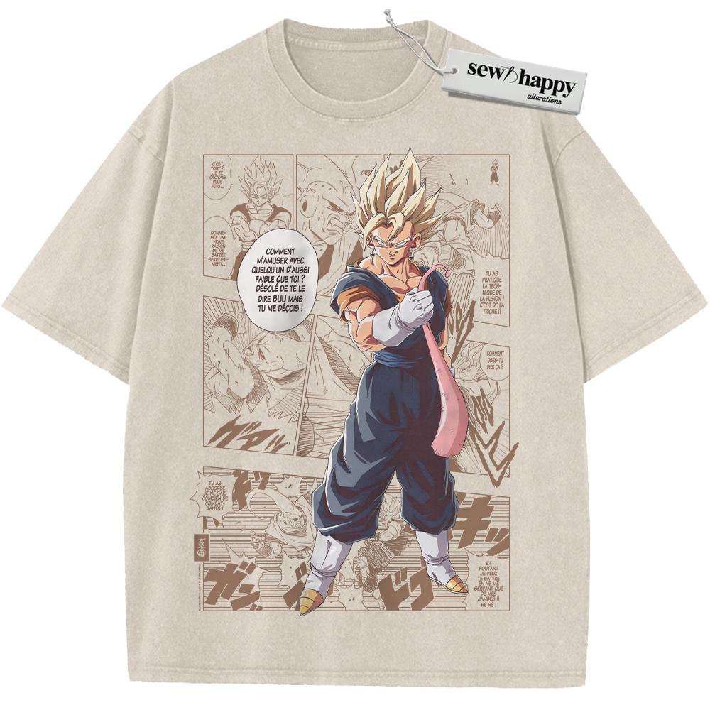 Wash Tee Son Goku Shirt, Dragon Ball Shirt, DBZ Shirt, Anime Shirt, Vintage Tee