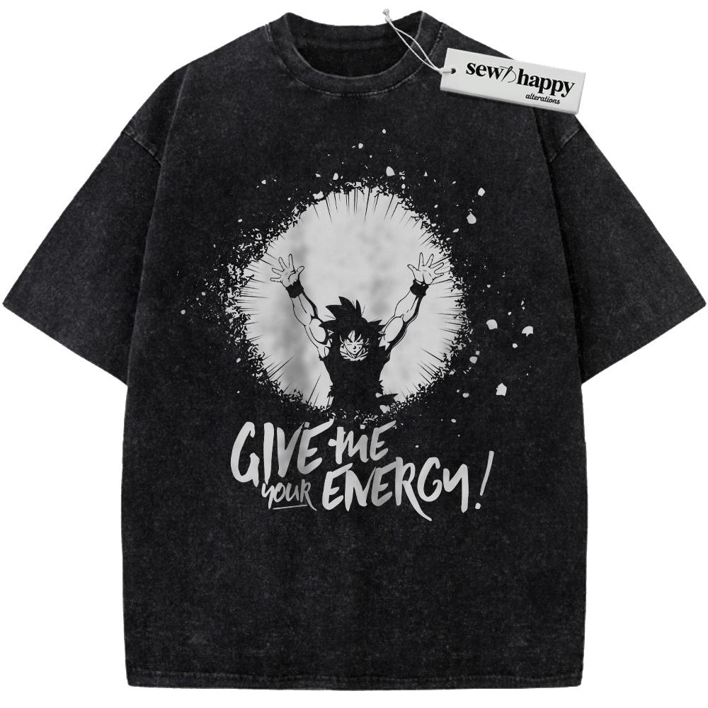 Wash Tee Son Goku Shirt, Dragon Ball Shirt, DBZ Shirt, Anime Shirt, Vintage Tee Wash Tee Son Goku Shirt, Dragon Ball Shirt, DBZ Shirt, Anime Shirt, Vintage Tee - Image 1