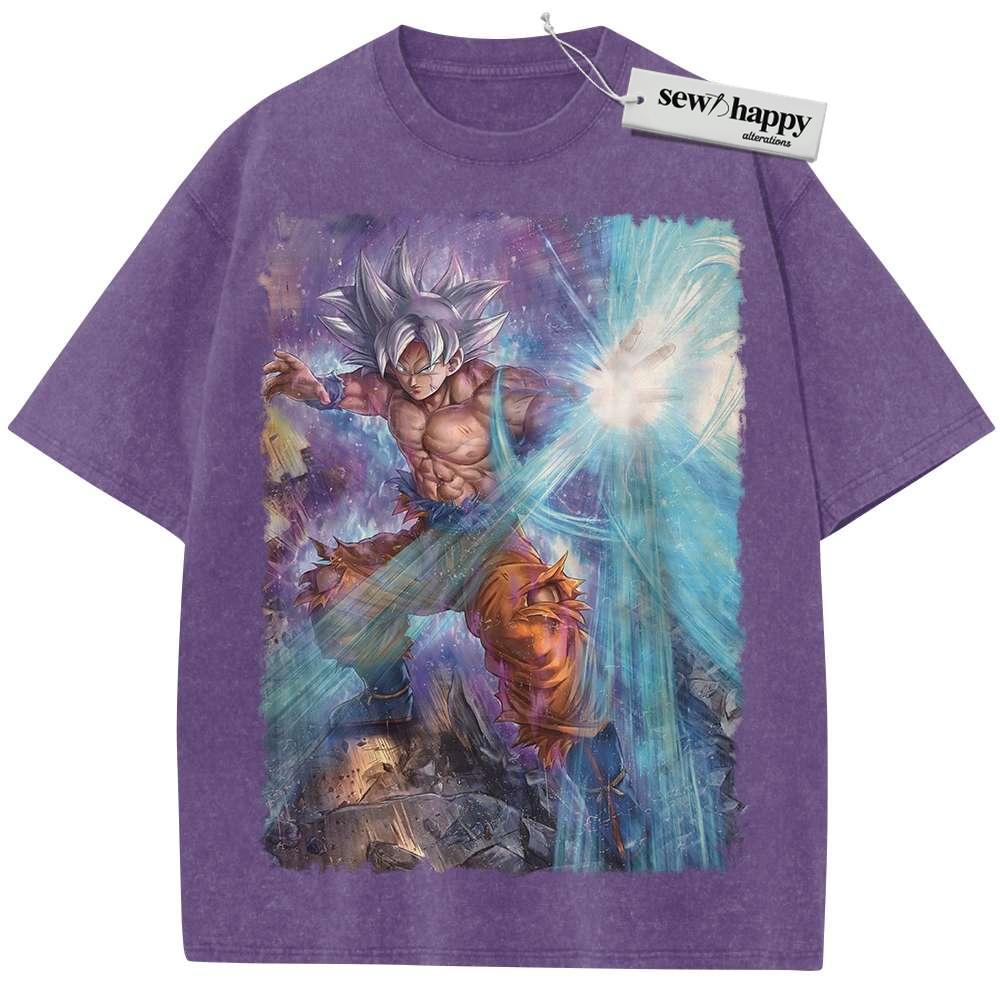 Wash Tee Son Goku Shirt, Dragon Ball Shirt, DBZ Shirt, Anime Shirt, Vintage Tee Wash Tee Son Goku Shirt, Dragon Ball Shirt, DBZ Shirt, Anime Shirt, Vintage Tee - Image 1