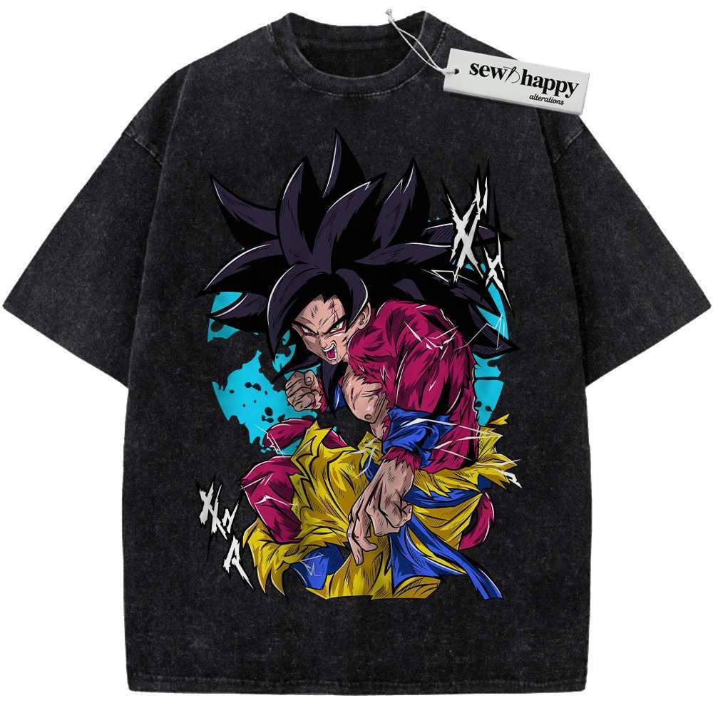 Wash Tee Son Goku Shirt, Dragon Ball Z Shirt, DBZ Shirt, Anime Shirt, Vintage Tee Wash Tee Son Goku Shirt, Dragon Ball Z Shirt, DBZ Shirt, Anime Shirt, Vintage Tee - Image 1
