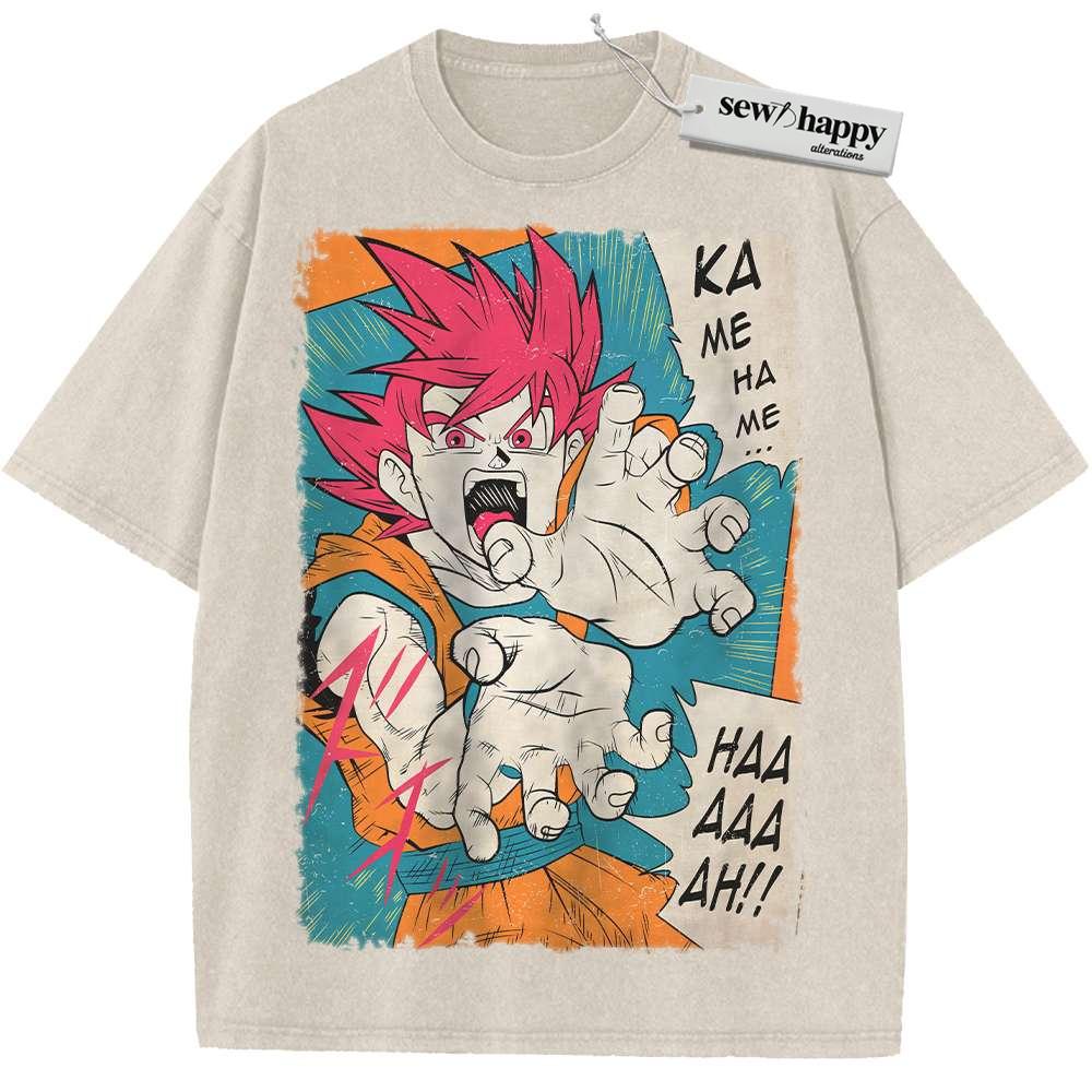 Wash Tee Son Goku Shirt, Dragon Ball Z Shirt, DBZ Shirt, Anime Shirt, Vintage Tee Wash Tee Son Goku Shirt, Dragon Ball Z Shirt, DBZ Shirt, Anime Shirt, Vintage Tee - Image 1