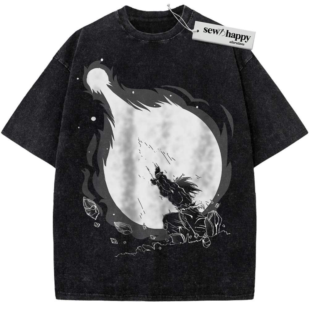 Wash Tee Son Goku Shirt, Dragon Ball Z Shirt, DBZ Shirt, Anime Shirt, Vintage Tee Wash Tee Son Goku Shirt, Dragon Ball Z Shirt, DBZ Shirt, Anime Shirt, Vintage Tee - Image 1