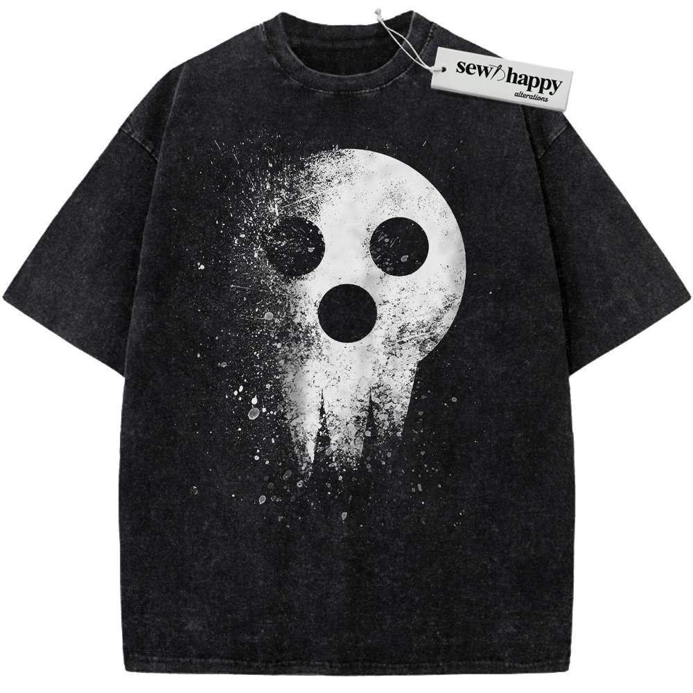 Wash Tee Soul Eater Shirt, Anime Shirt, Vintage T-Shirt