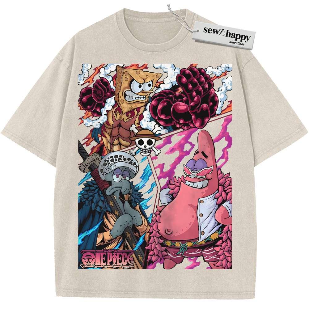 Wash Tee SpongeBob SquarePants Shirt, Animated Shirt, Vintage T-Shirt