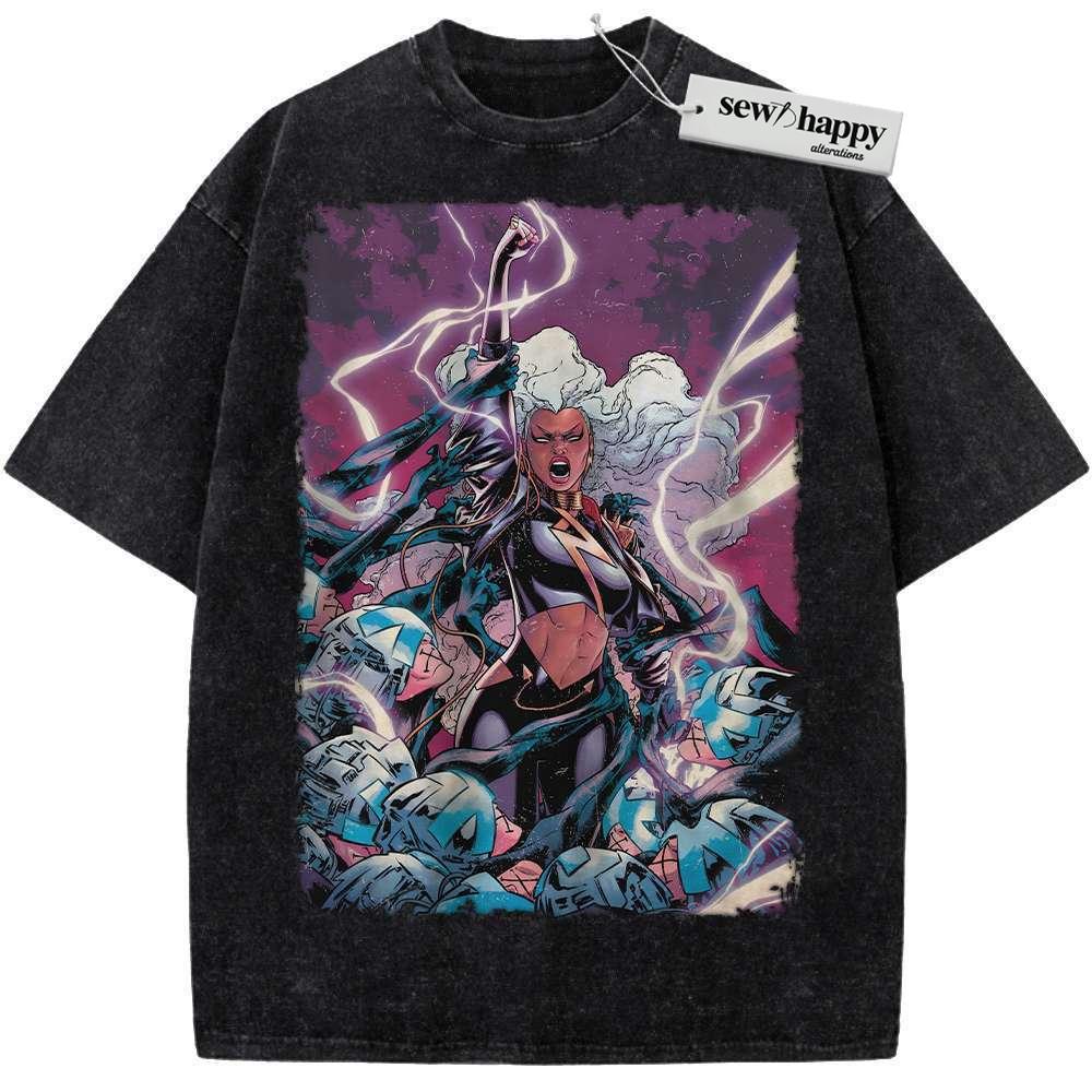 Wash Tee Storm Shirt, X-Men Shirt, Marvel Comics Shirt, Vintage Tee