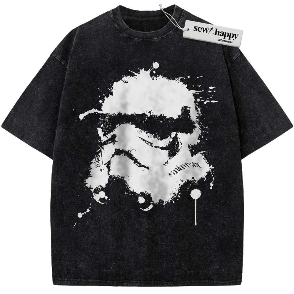 Wash Tee Stormtrooper Shirt, Star Wars Shirt, Movie Shirt, Vintage Tee