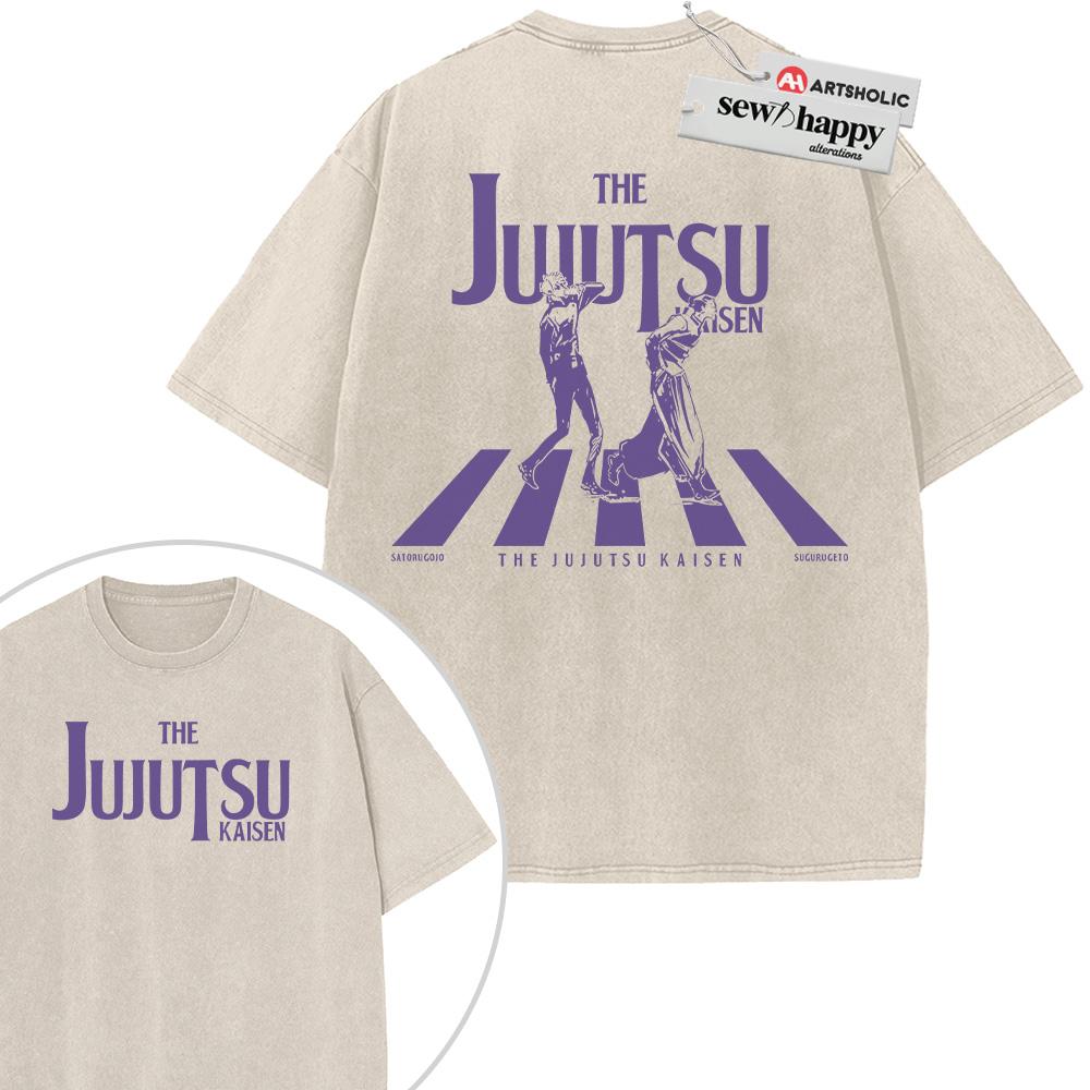 Wash Tee Suguru Geto Shirt, Jujutsu Kaisen Shirt, Anime Shirt, Vintage T-Shirt 2-Sided