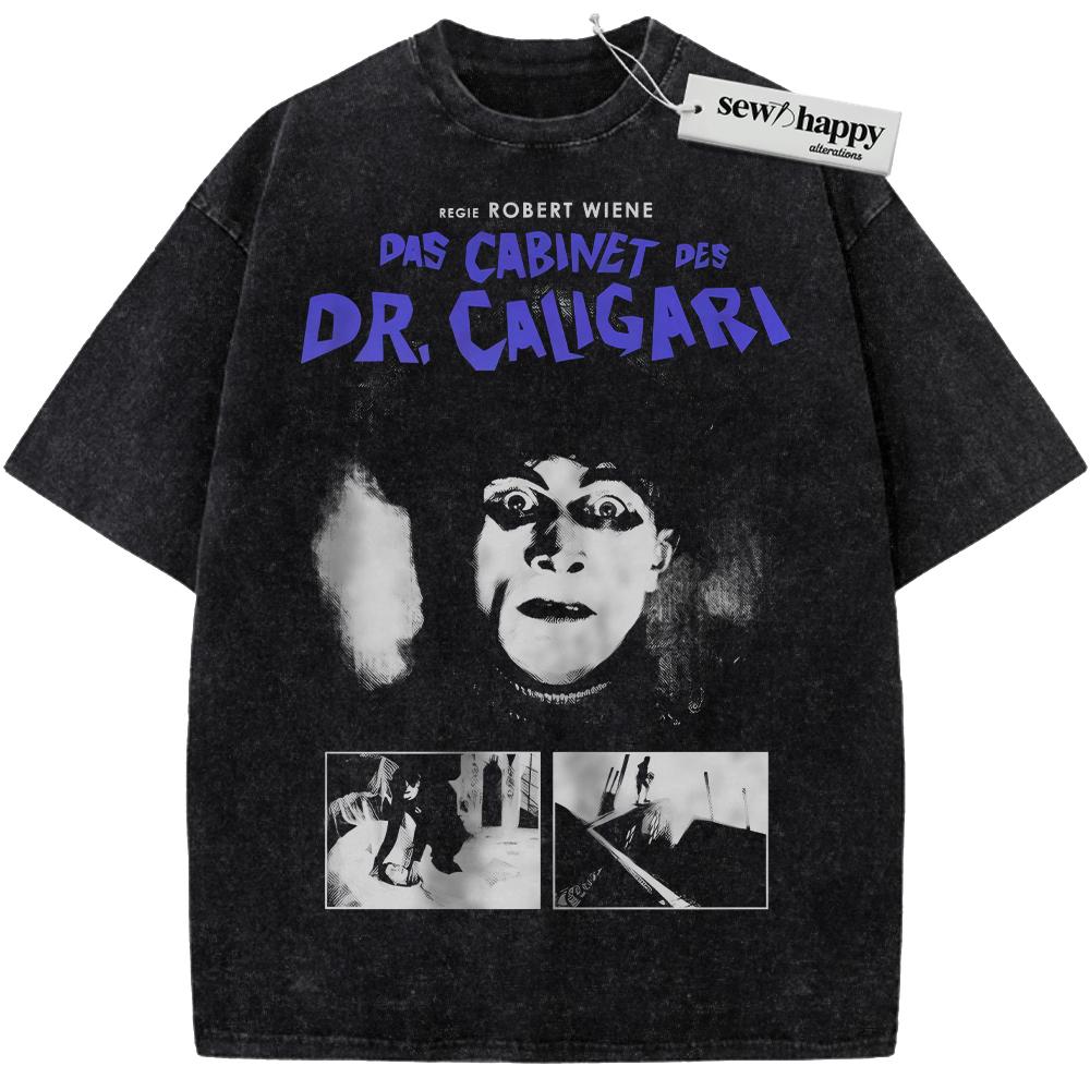 Wash Tee The Cabinet of Dr. Caligari Shirt, Halloween Shirt, Horror Movie Shirt, Vintage T-Shirt
