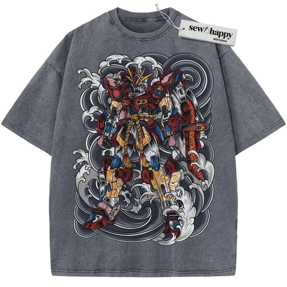 Wash Tee The Gundam Shirt, Anime Shirt, Vintage T-Shirt