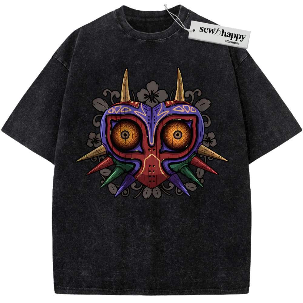 Wash Tee The Legend of Zelda: Majora's Mask Shirt, Game Shirt, Vintage T-Shirt