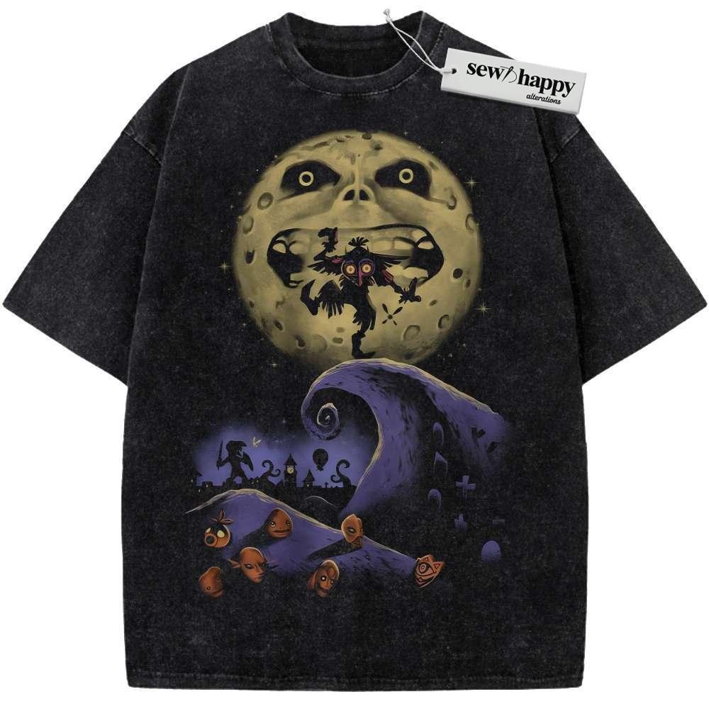 Wash Tee The Legend of Zelda: Majora's Mask Shirt, Game Shirt, Vintage Tee