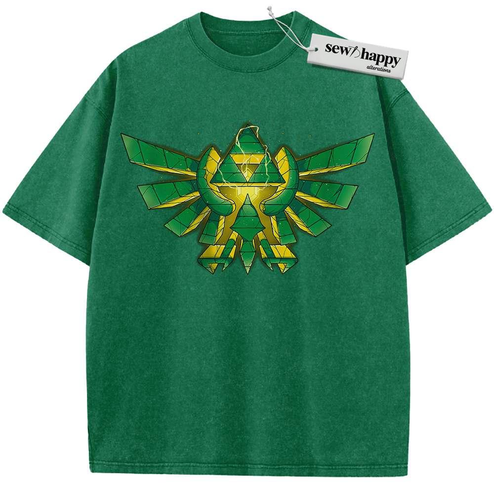 Wash Tee The Legend of Zelda Shirt, Game Shirt, Vintage T-Shirt