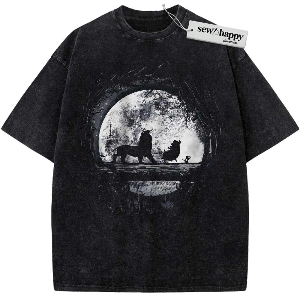 Wash Tee The Lion King Shirt, Disney Shirt, Animated Shirt, Vintage T-Shirt