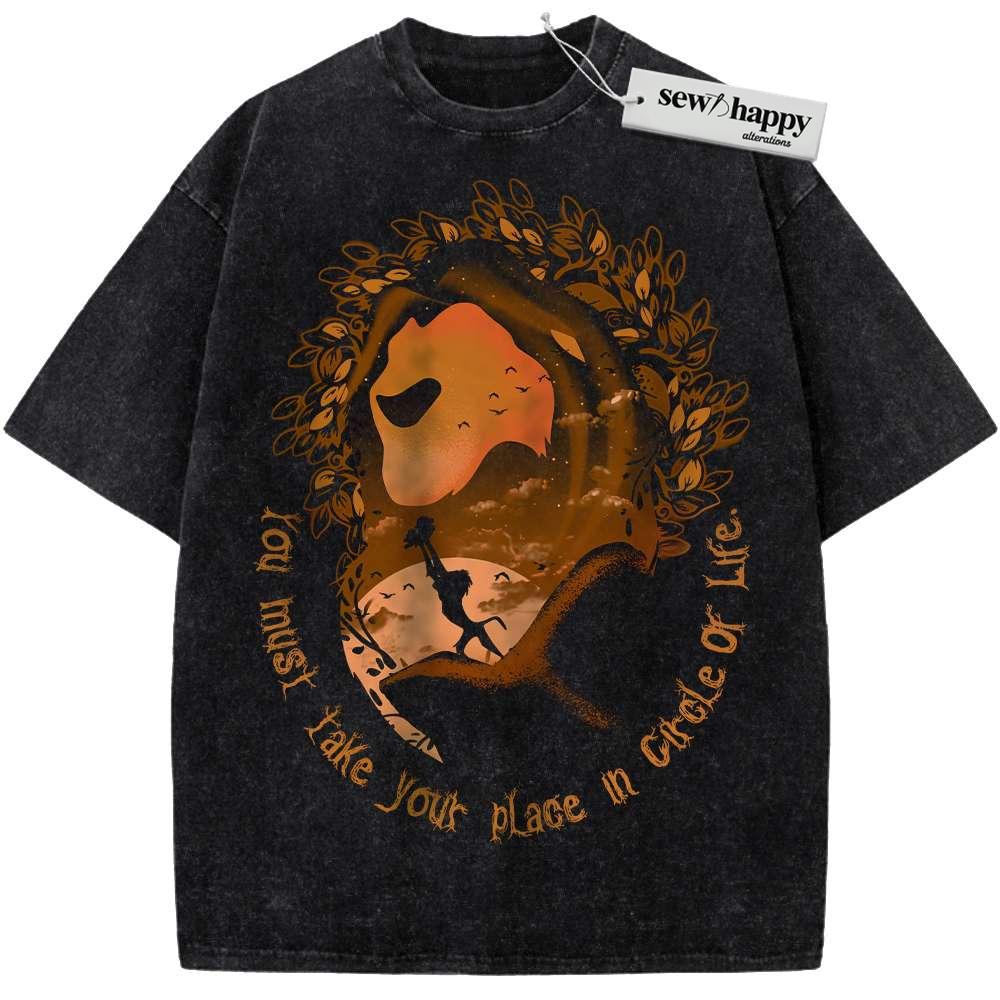 Wash Tee The Lion King Shirt, Disney Shirt, Animated Shirt, Vintage Tee Wash Tee The Lion King Shirt, Disney Shirt, Animated Shirt, Vintage Tee - Image 1