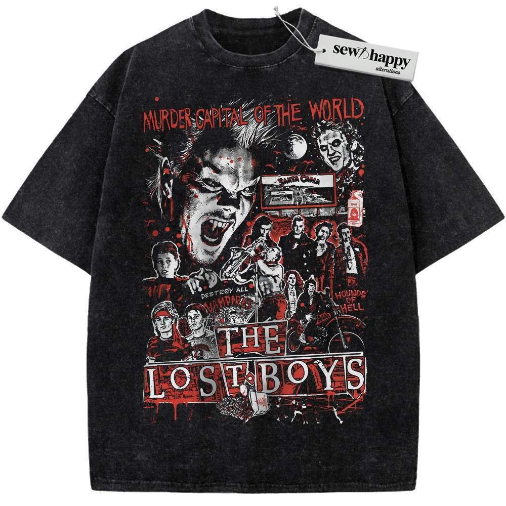 Wash Tee The Lost Boys Shirt, Halloween Shirt, Horror Shirt, Vintage T-Shirt