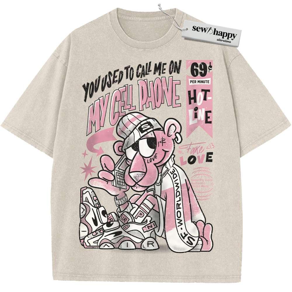 Wash Tee The Pink Panther Shirt, Animated Shirt, Vintage Tee