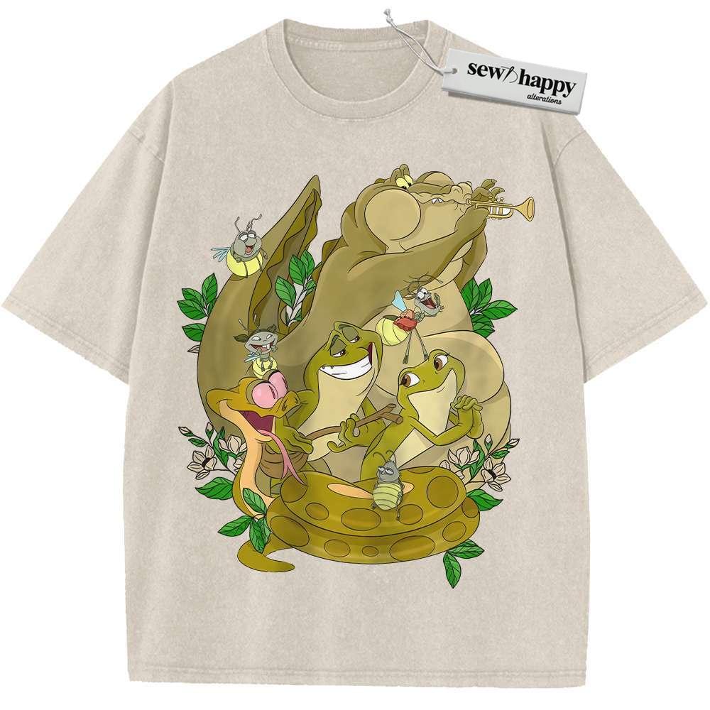 Wash Tee The Princess and the Frog Shirt, Animated Shirt, Vintage T-Shirt