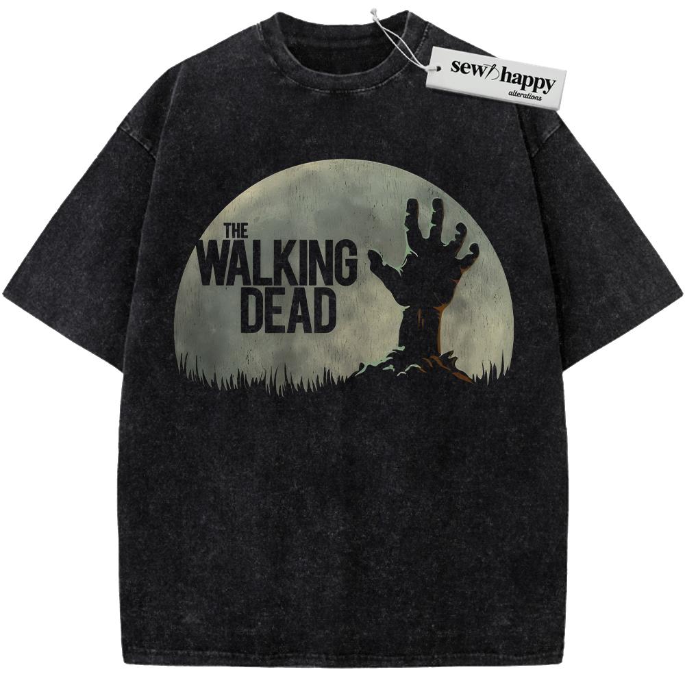 Wash Tee The Walking Dead Shirt, Halloween Shirt, Horror Shirt, Vintage T-Shirt