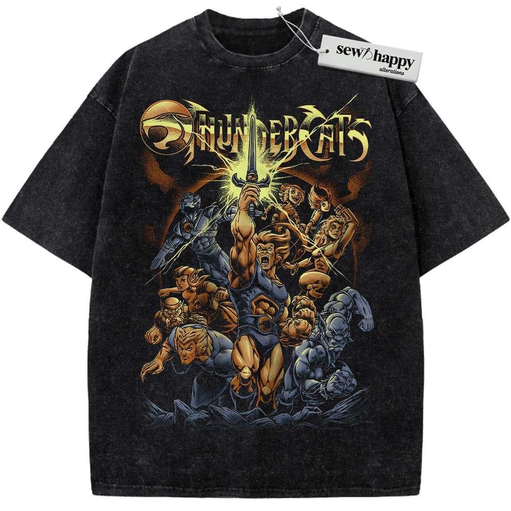 Wash Tee ThunderCats Shirt, Animated Shirt, Vintage T-Shirt