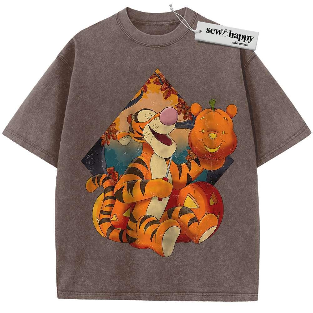 Wash Tee Tigger Shirt, Winnie the Pooh Shirt, Animated Shirt, Vintage Tee