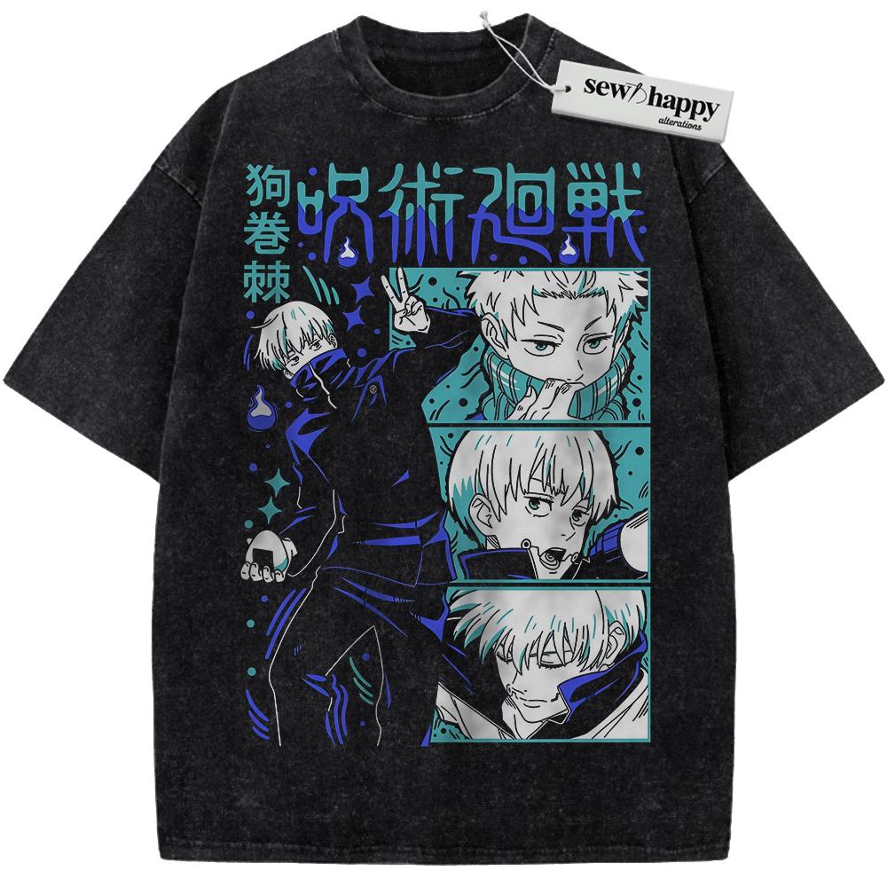 Wash Tee Toge Inumaki Shirt, Jujutsu Kaisen Shirt, Anime Shirt, Vintage T-Shirt