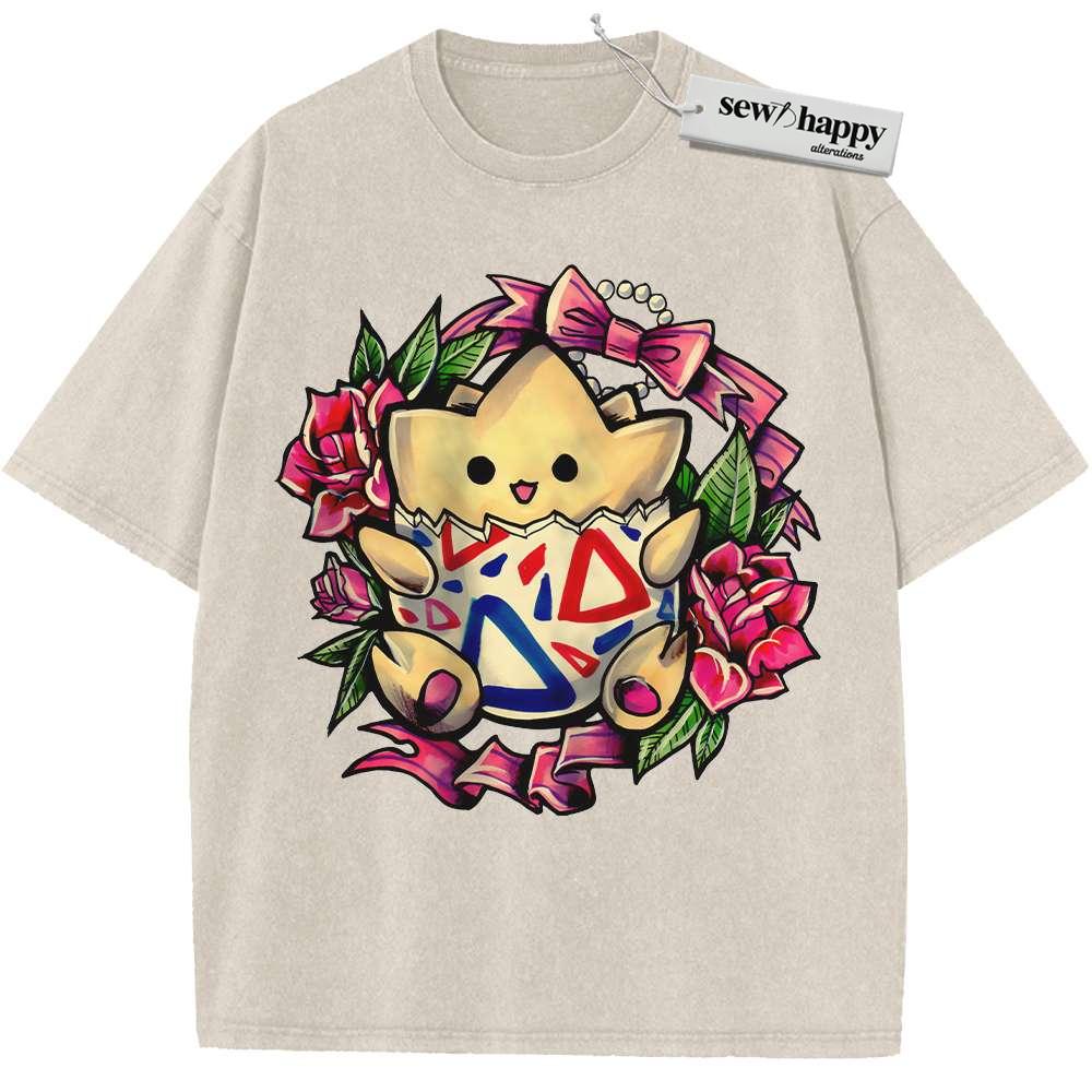 Wash Tee Togepi Shirt, Pokemon shirt, Anime Shirt, Vintage T-Shirt