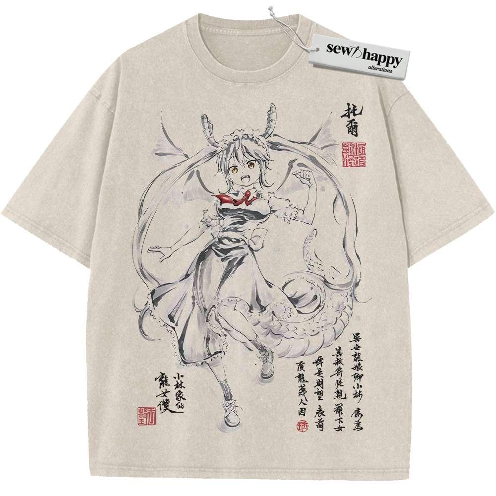 Wash Tee Tohru Shirt, Miss Kobayashi's Dragon Maid Shirt, Anime Shirt, Vintage Tee