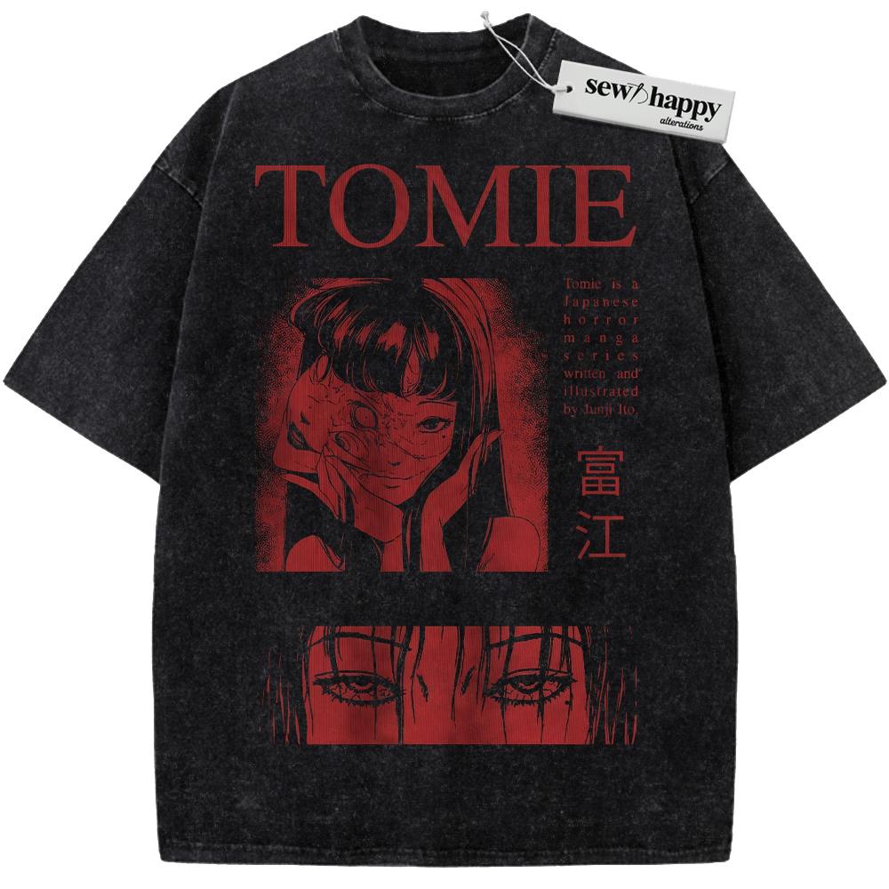 Wash Tee Tomie Kawakami Shirt, Junji Ito Shirt, Halloween Shirt, Horror Shirt, Anime Shirt, Vintage T-Shirt
