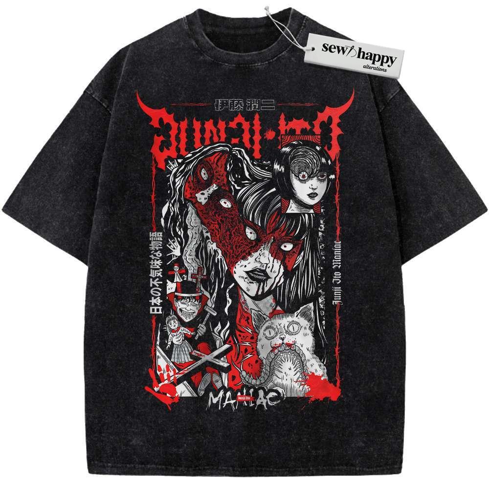 Wash Tee Tomie Shirt, Junji Ito Collection Shirt, Anime Shirt, Vintage T-Shirt