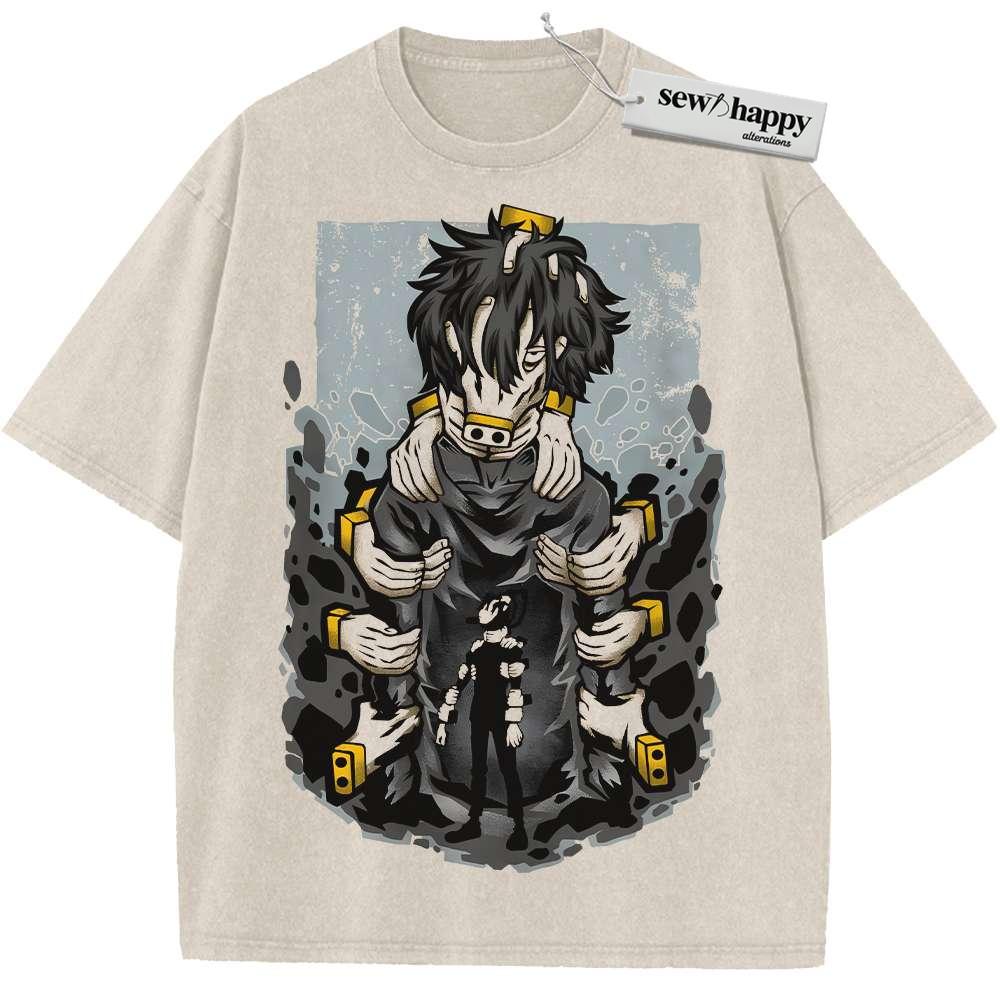 Wash Tee Tomura Shigaraki Shirt, MHA Shirt, Anime Shirt, Vintage Tee
