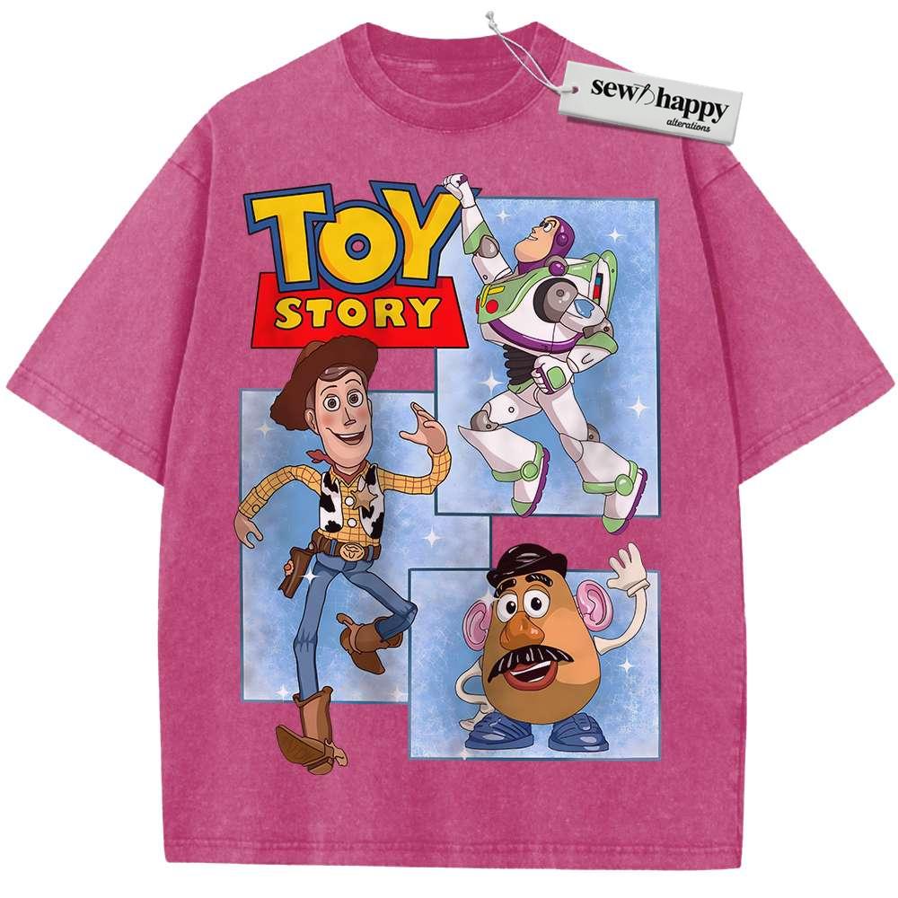 Wash Tee Toy Story Shirt, Animated Shirt, Vintage T-Shirt