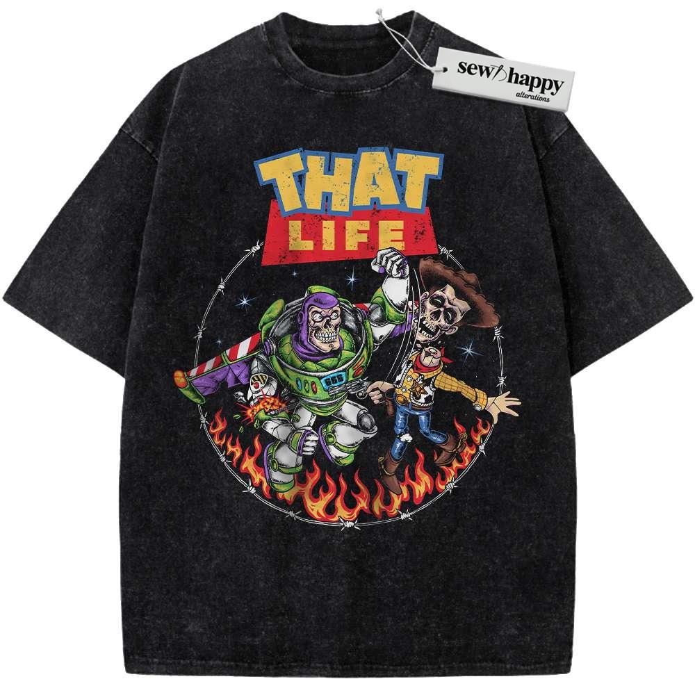 Wash Tee Toy Story Shirt, Animated Shirt, Vintage Tee