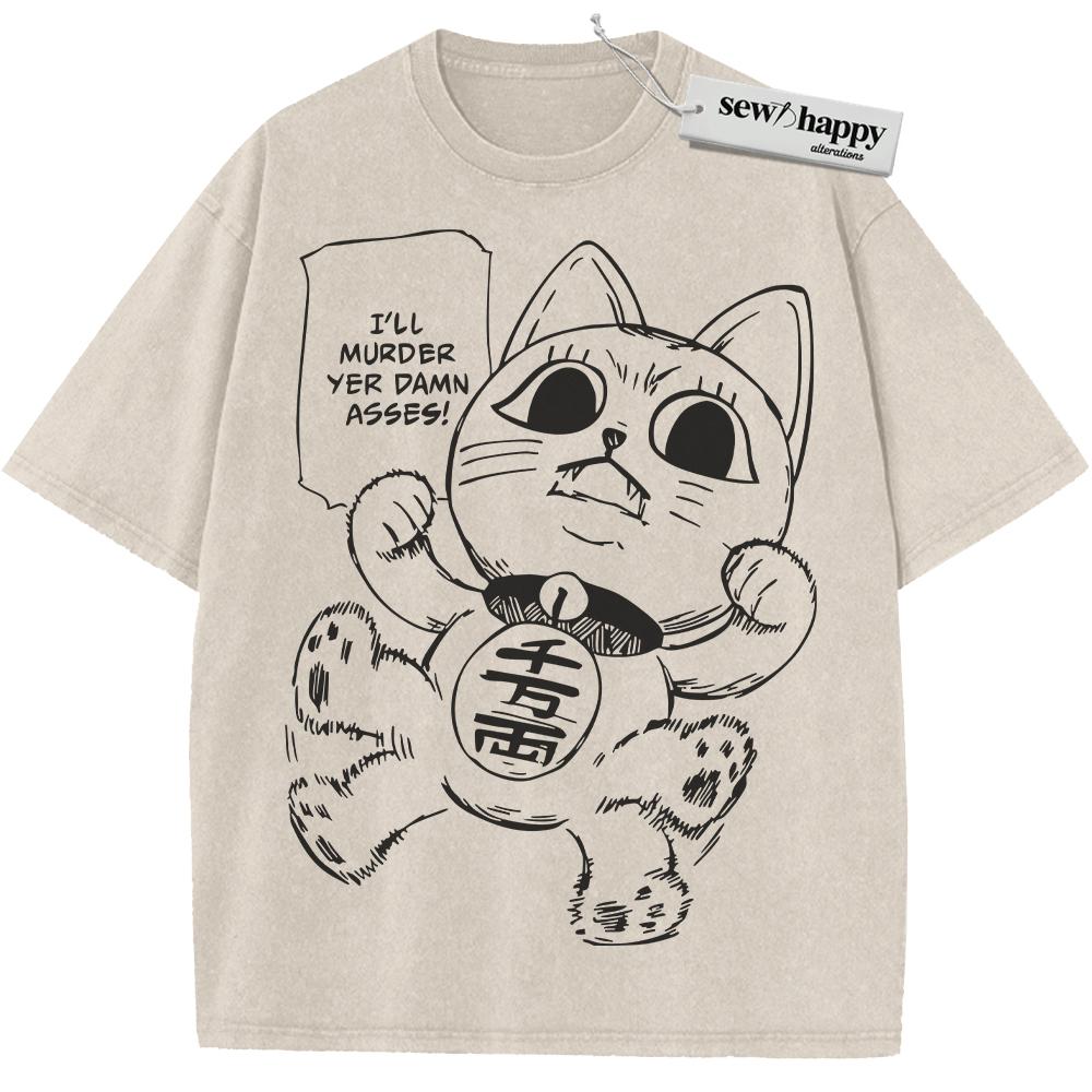 Wash Tee Turbo Granny Shirt, Dandadan Shirt, Anime Shirt, Vintage T-Shirt