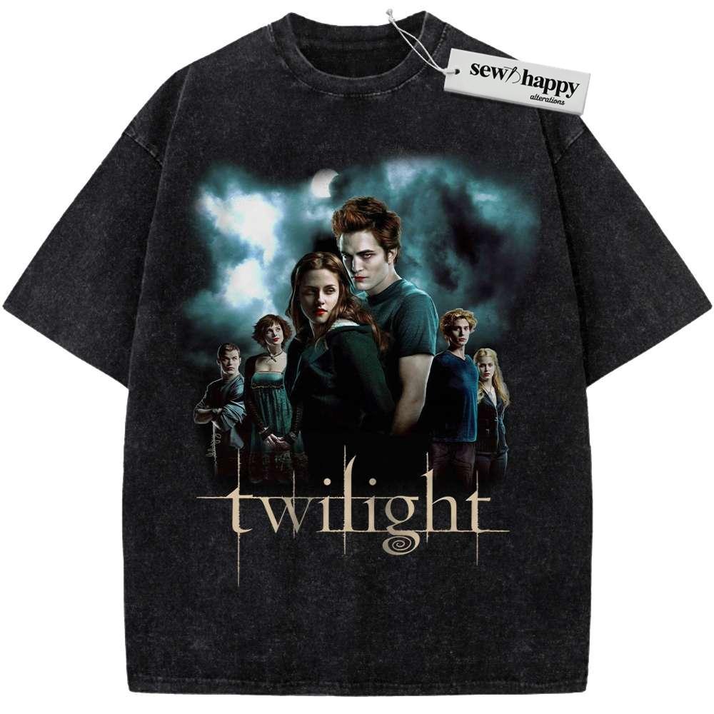 Wash Tee Twilight Shirt, Movie Shirt, Vintage Tee Wash Tee Twilight Shirt, Movie Shirt, Vintage Tee - Image 1