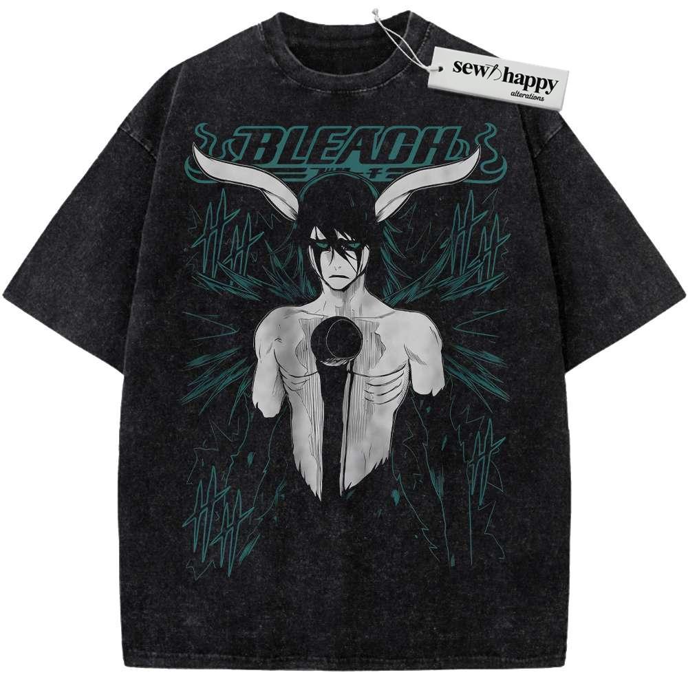Wash Tee Ulquiorra Cifer Shirt, Bleach Shirt, Anime Shirt, Vintage Tee