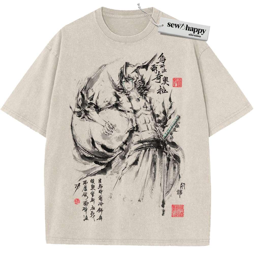 Wash Tee Ulquiorra Cifer Shirt, Bleach Shirt,  Anime Shirt, Vintage Tee