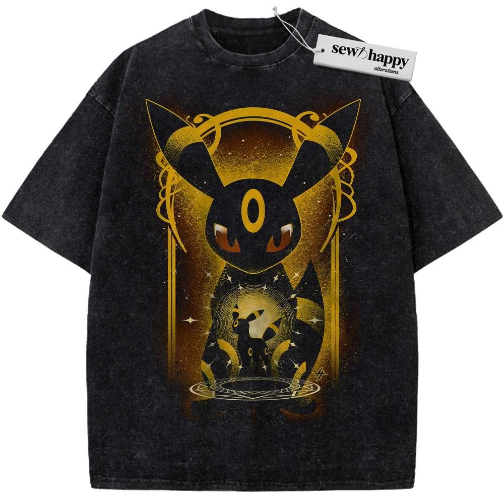 Wash Tee Umbreon Shirt, Pokemon shirt, Anime Shirt, Vintage Tee